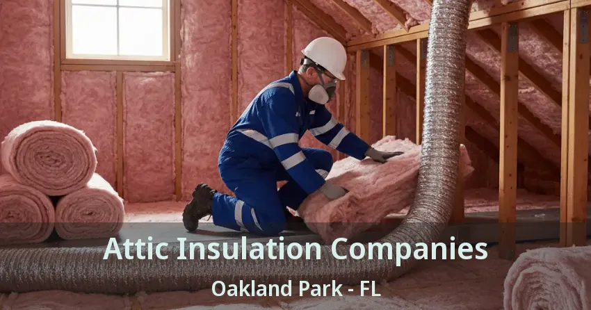 Attic Insulation Companies Oakland Park - FL
