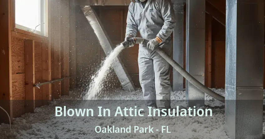 Blown In Attic Insulation Oakland Park - FL