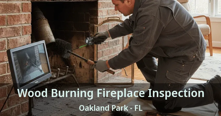Wood Burning Fireplace Inspection Oakland Park - FL